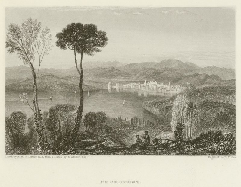 Negropont da after Joseph Mallord William Turner