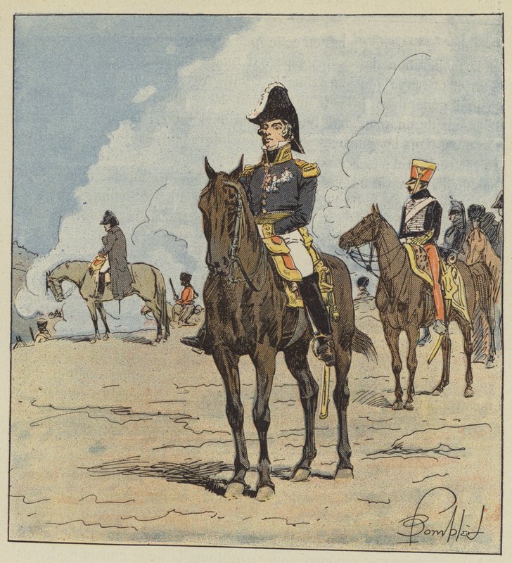 Il maresciallo Berthier da after Louis Charles Bombled