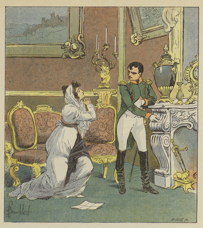 Napoleone e Mme Hatzfeld da after Louis Charles Bombled