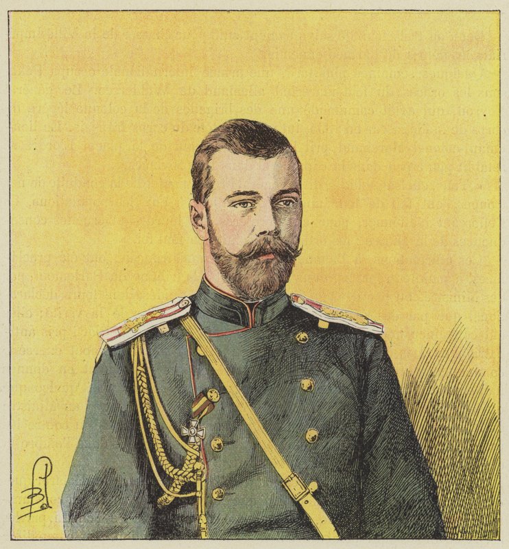 Nicola II, Imperatore di Russia da after Louis Charles Bombled