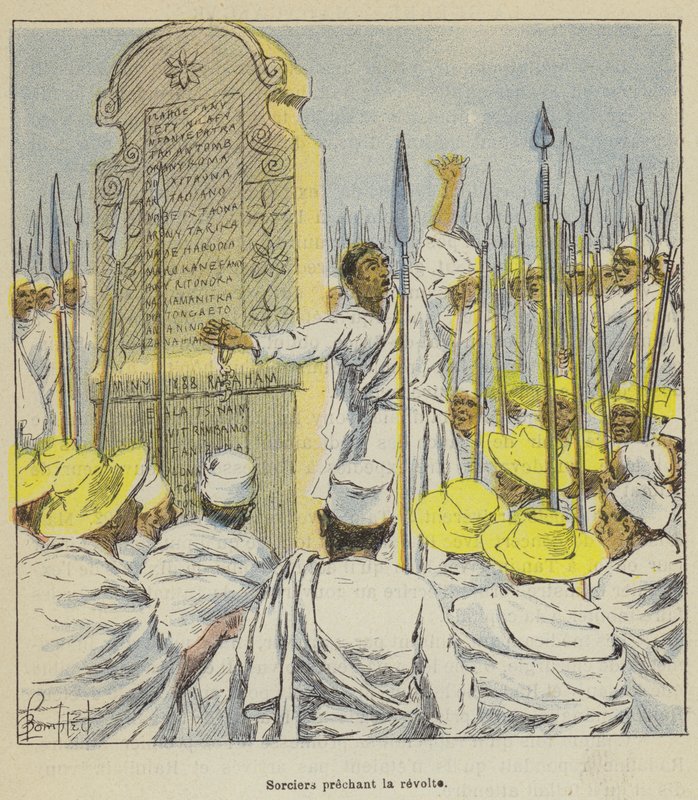 Stregoni che predicano la rivolta da after Louis Charles Bombled