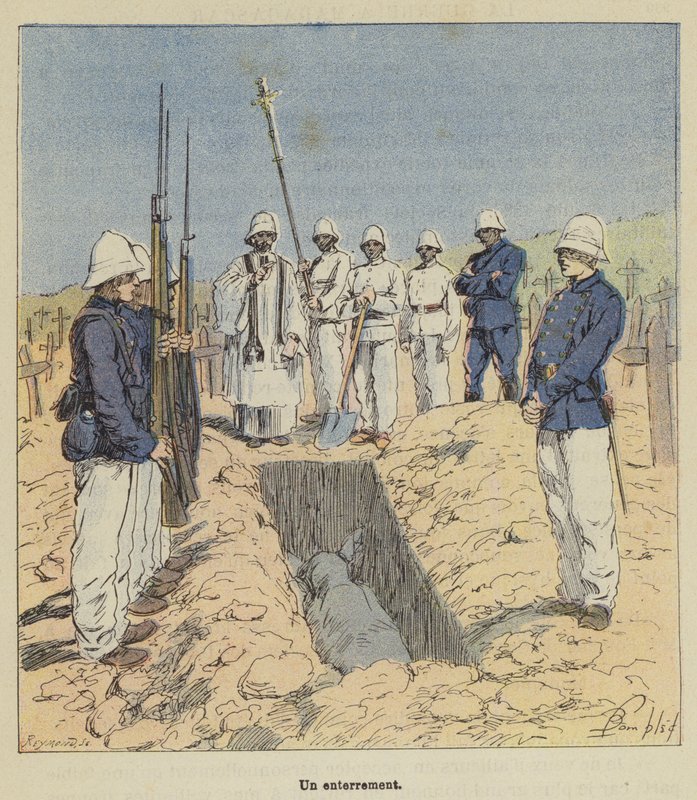 Un funerale da after Louis Charles Bombled