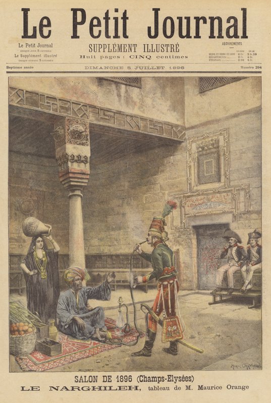 Le Narghileh (Il Narghilè) da after Maurice Henri Orange