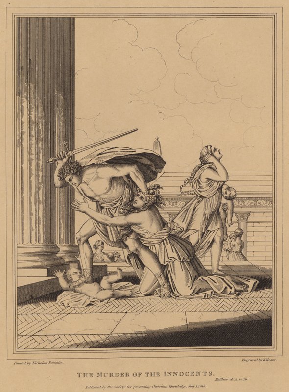 Il massacro degli innocenti, Matteo da after Nicolas Poussin