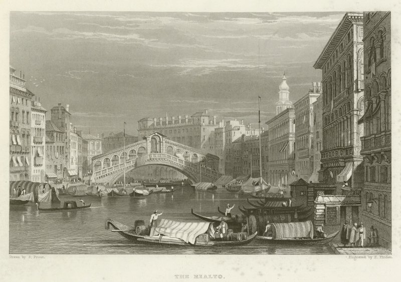 Il Rialto da Samuel (after) Prout
