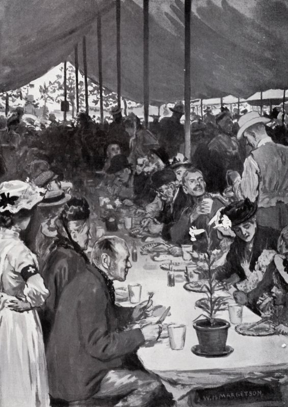 La cena del re a Fulham da after William Henry Margetson