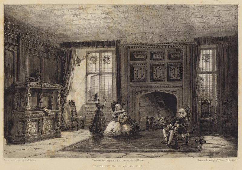 Helmsley Hall, Yorkshire da after William Richardson
